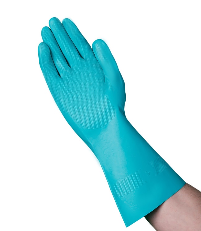 VGuard C14B2 Series Chemical Resistant Nitrile Gloves, Flock Lined